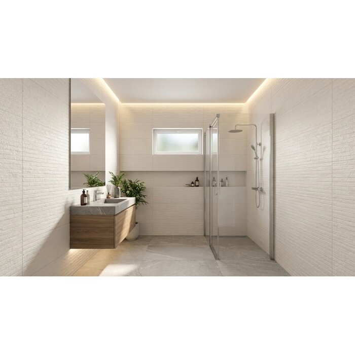 FAP Ceramiche Nobu White wandtegel row 50x120 rett