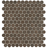FAP Ceramiche Nobu Cocoa round mosaico 2,2cm rond op net van 29x32,5