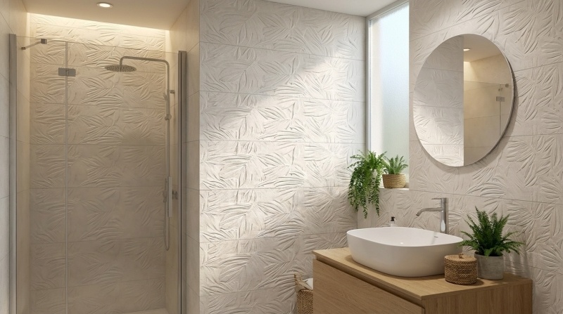 FAP Ceramiche Nobu White wandtegel fossil 25x75 rett