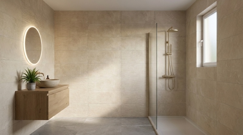 Baldocer Cerámica Concept Cream Kirat decor wandtegel 30x90 rett