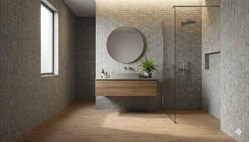 FAP Ceramiche Maku Grey micro mosaico mat anticato 1,2x1,2 op net