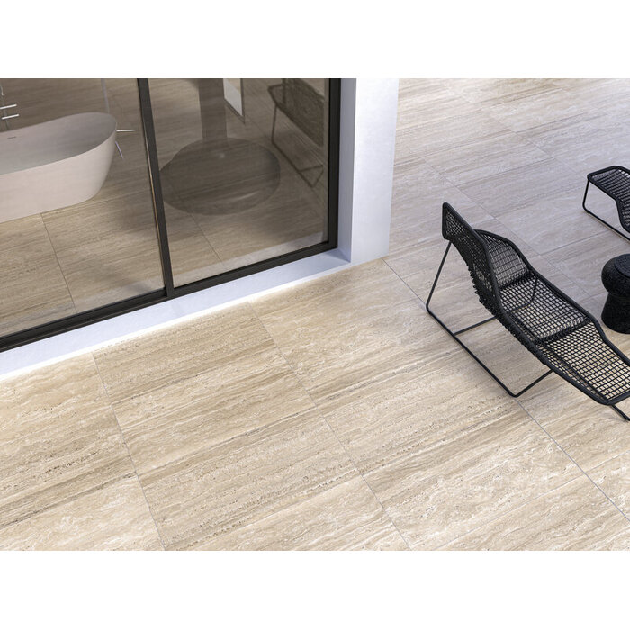 Cifre Cerámica Liceo Beige mat 100x100 rett