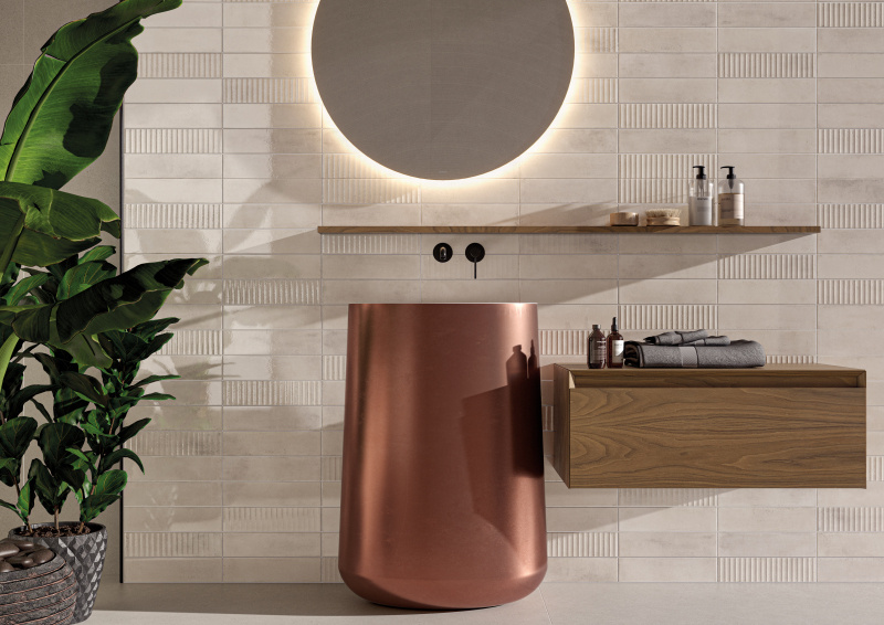 Cifre Cerámica Mussa Ivory glans 7,5x30