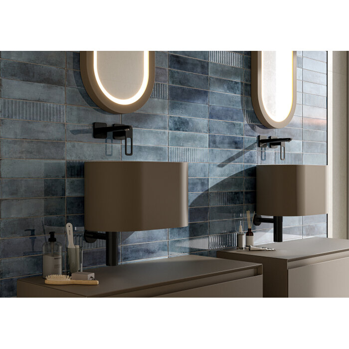 Cifre Cerámica Mussa Way Blue glans 7,5x30