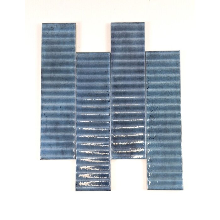 Cifre Cerámica Mussa Way Blue glans 7,5x30