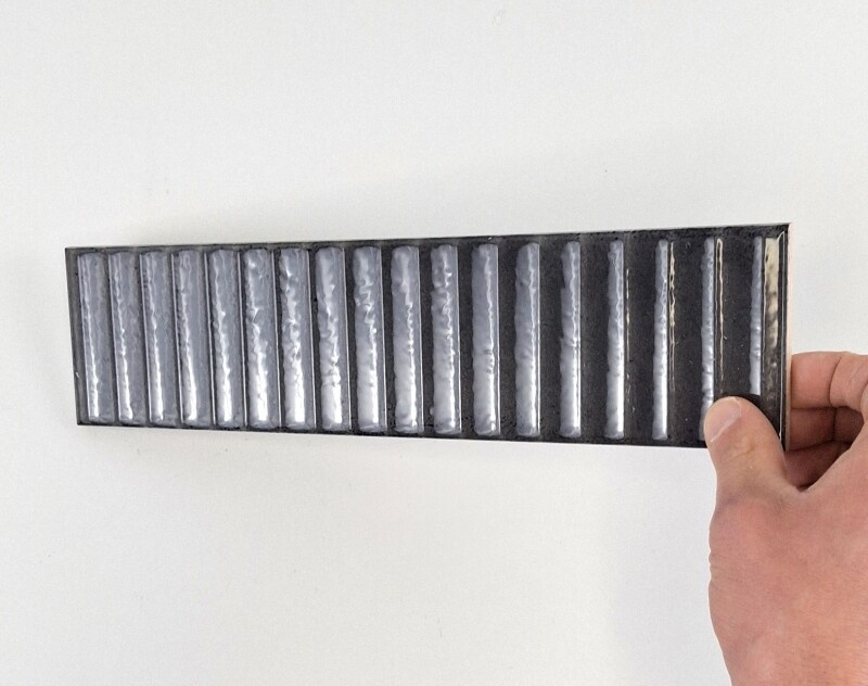 Cifre Cerámica Mussa Way Anthracite glans 7,5x30