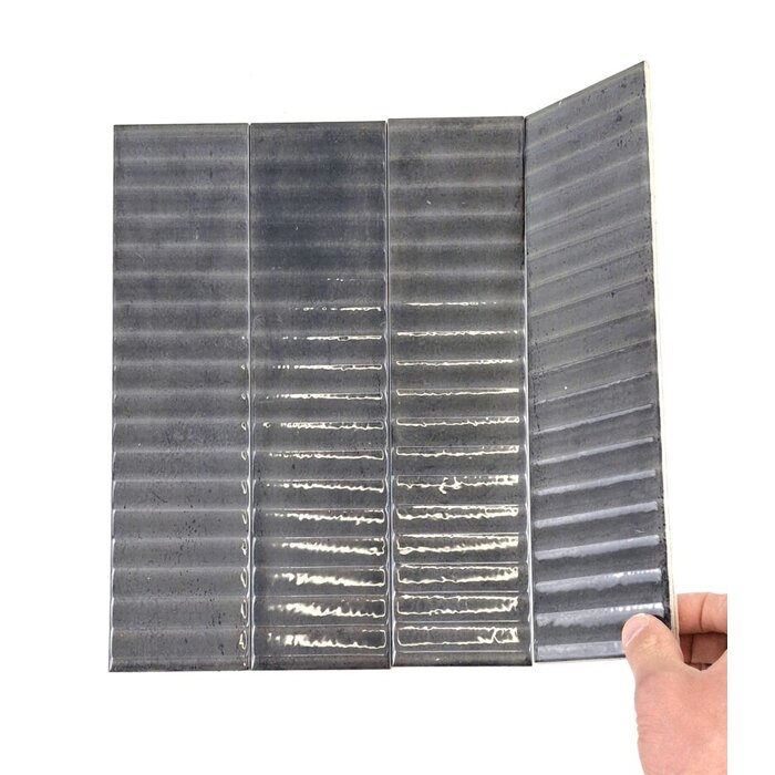 Cifre Cerámica Mussa Way Anthracite glans 7,5x30