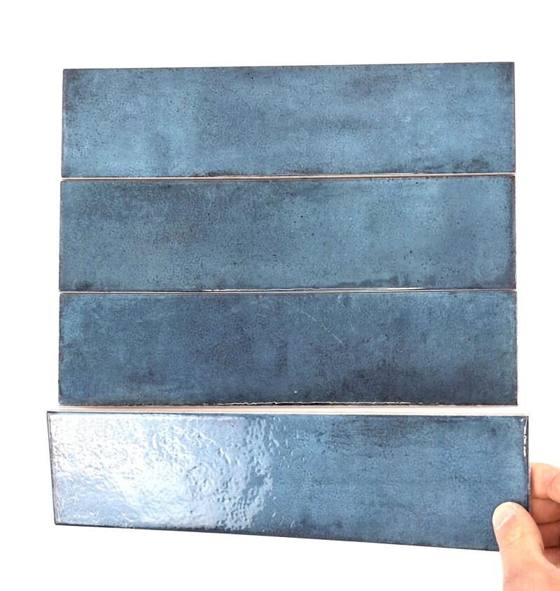 Cifre Cerámica Mussa Blue glans 7,5x30