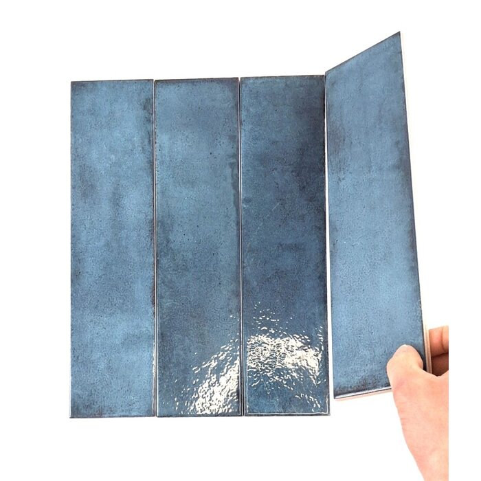 Cifre Cerámica Mussa Blue glans 7,5x30