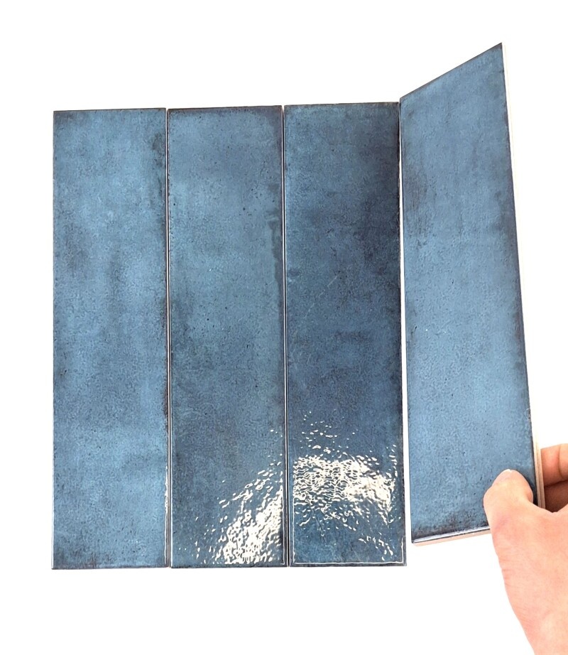 Cifre Cerámica Mussa Blue glans 7,5x30