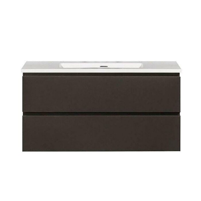 By Goof Onderkast badkamermeubel Tieme mat grijs 100x50x48cm