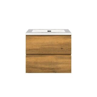 By Goof Onderkast badkamermeubel Tieme mat eiken 60x50x48cm