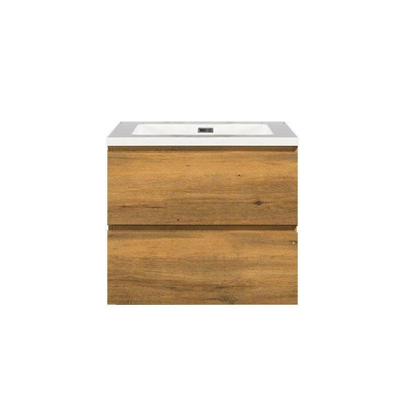 By Goof Onderkast badkamermeubel Tieme mat eiken 60x50x48cm