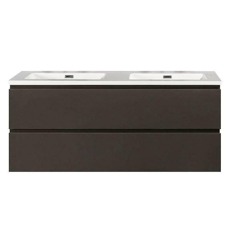 By Goof Onderkast badkamermeubel Tieme mat grijs 120x50x48cm