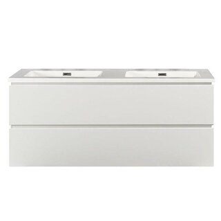 By Goof Onderkast badkamermeubel Tieme hoogglans wit 120x50x48cm