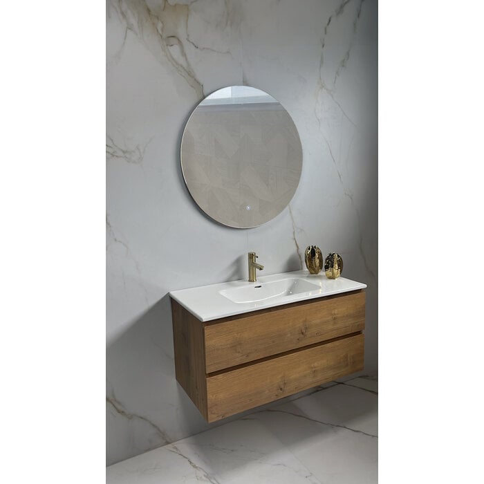 By Goof Badkamerspiegel 120cm LED, touch knop, anti-condens