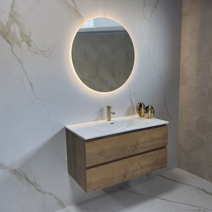 By Goof Badkamerspiegel 120cm LED, touch knop, anti-condens