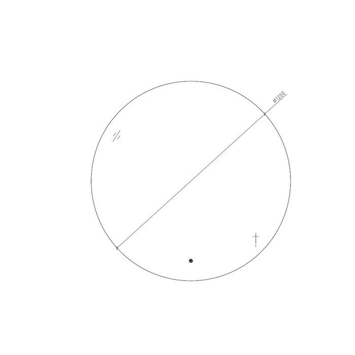 By Goof Badkamerspiegel 120cm LED, touch knop, anti-condens