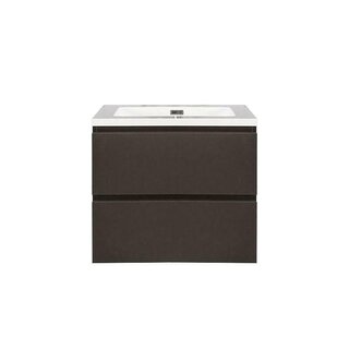 By Goof Onderkast badkamermeubel Tieme mat grijs 60x50x48cm