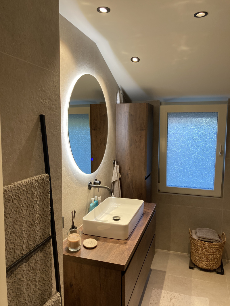 By Goof Onderkast badkamermeubel Tieme mat donker eiken 120x50x48cm