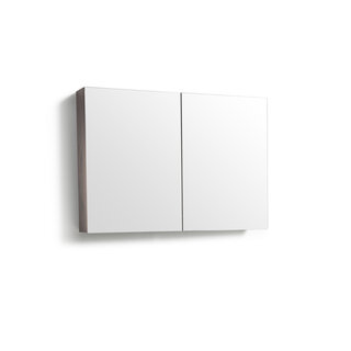 By Goof Spiegelkast Tieme mat donker eiken 100x70x16cm