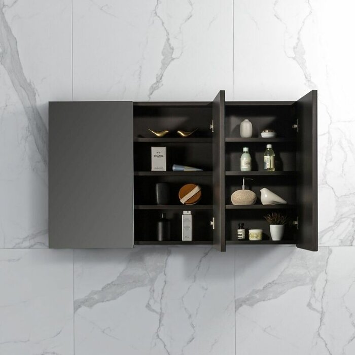 By Goof Spiegelkast Tieme mat grijs 120x70x16cm