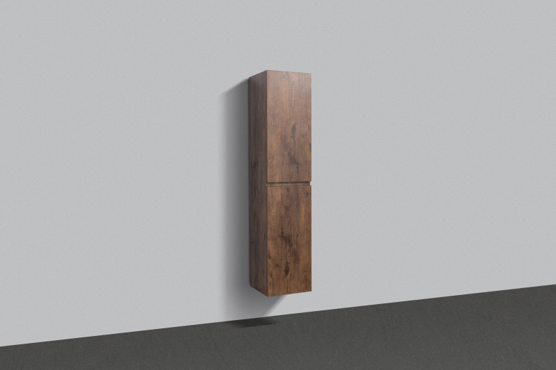 By Goof Kolomkast Tieme mat donker eiken 160x35x35cm