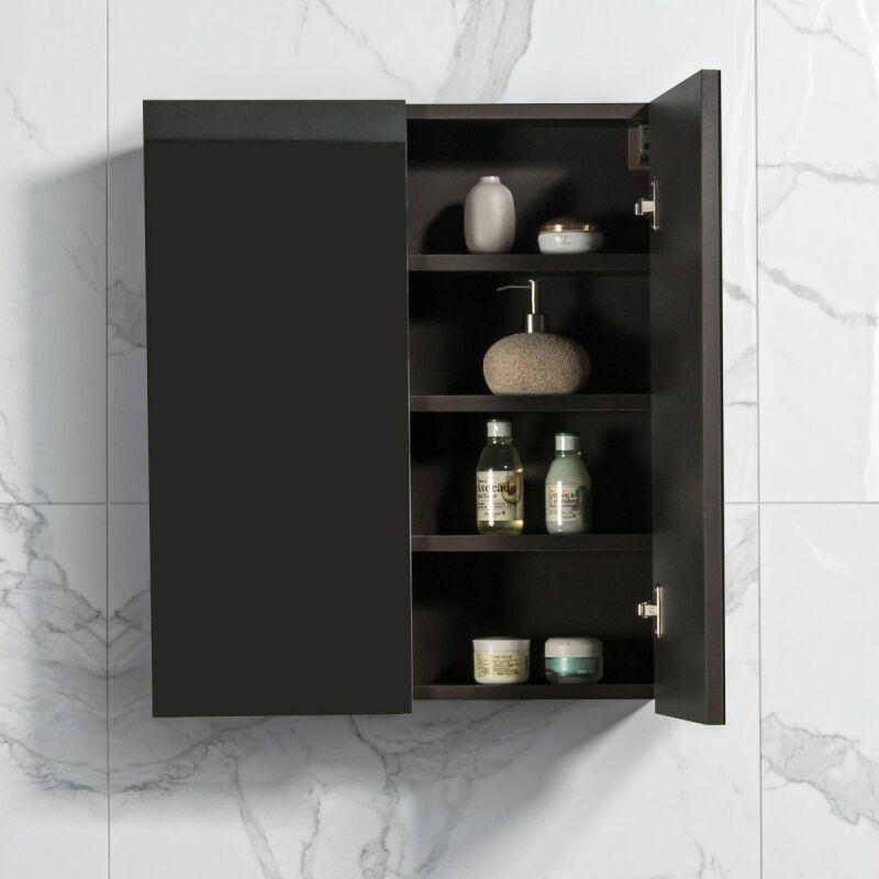 By Goof Spiegelkast Tieme mat grijs 60x70x16cm