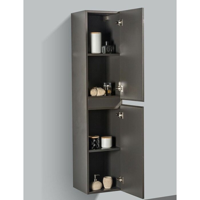 By Goof Kolomkast Tieme mat grijs 160x35x35cm