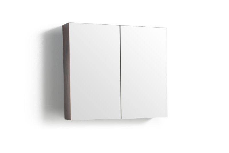 By Goof Spiegelkast Tieme mat donker eiken 80x70x16cm