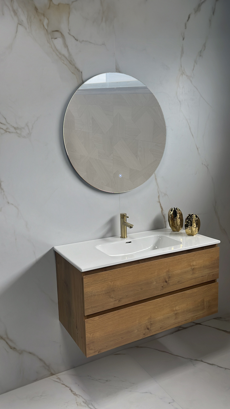 By Goof Badkamerspiegel 80cm LED, touch knop, anti-condens