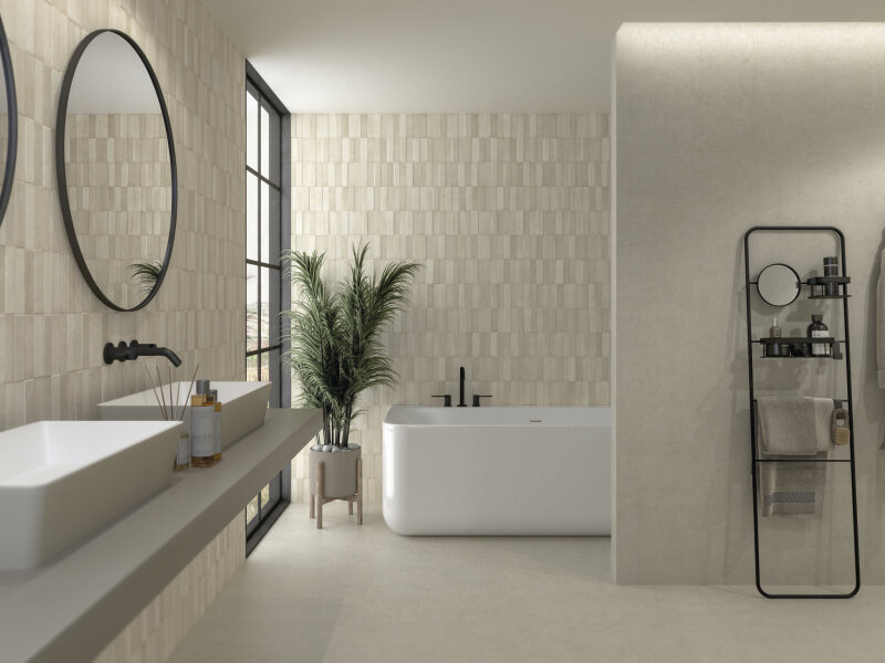 Cifre Cerámica Daster Cream wandtegel 40x120 rett