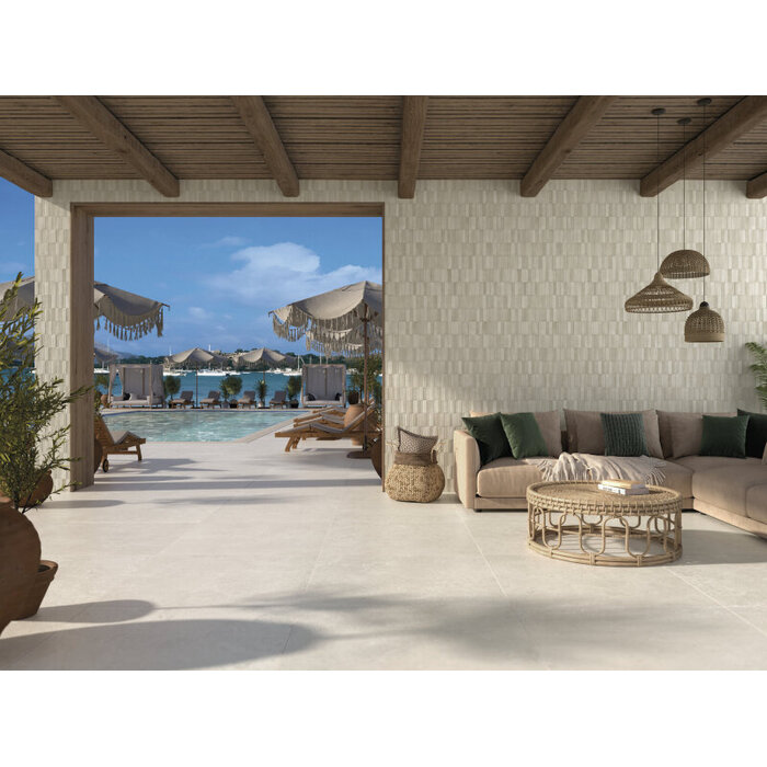 Cifre Cerámica Daster Cream wandtegel 40x120 rett