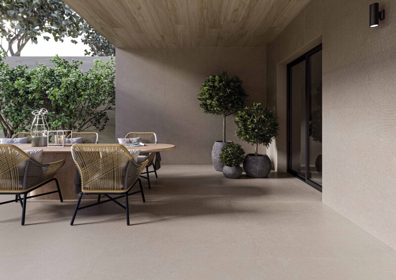 Cifre Cerámica Rift Sand 120x120 rett