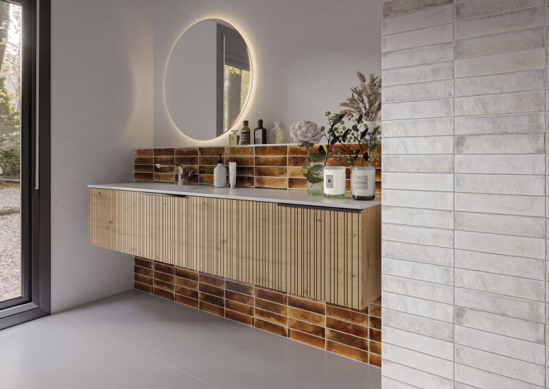 Cifre Cerámica Jazba Caramel glans 6x24,8