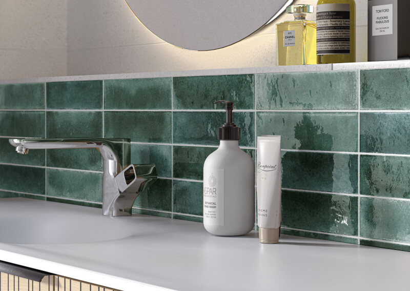 Cifre Cerámica Jazba Green glans 6x24,10