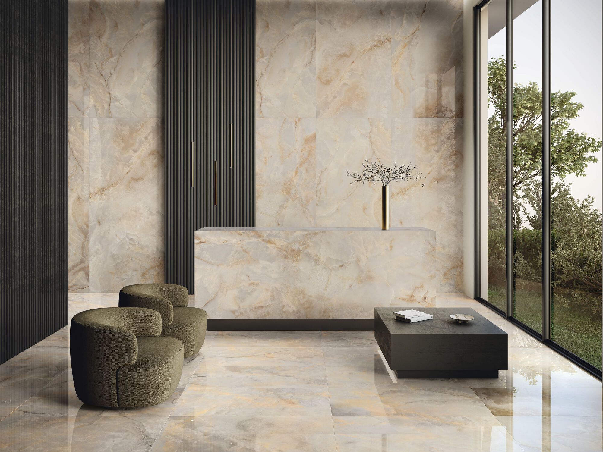 Baldocer Cerámica Royale Ambar gepolijst 60x120 rett