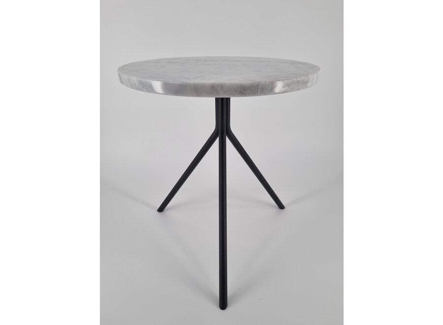 Marmer bijzettafel T38 Carrara Wit