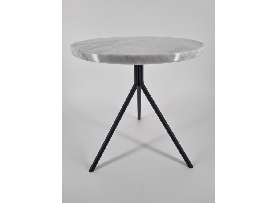 Marmer bijzettafel T38 Carrara Wit