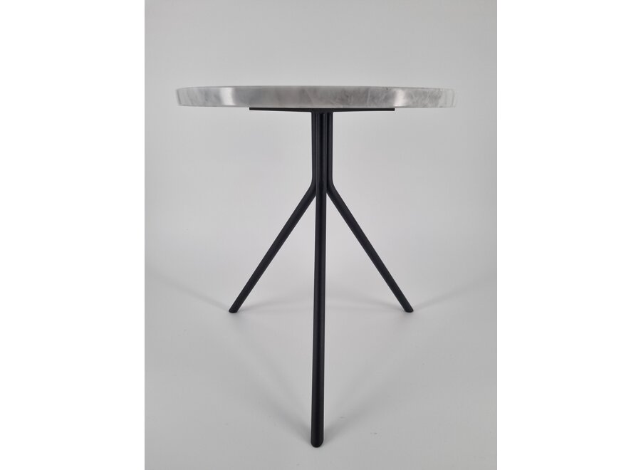 Marmer bijzettafel T38 Carrara Wit