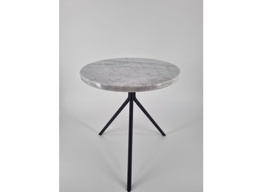 Marmer bijzettafel T38 Carrara Wit