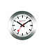 Mondaine Magneetklok - zilver - 50 mm - magnetische achterzijde