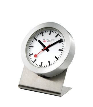 Magneetklokje - zilver - 50 mm
