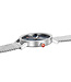 Mondaine Classic horloge - zilverkleurige kast - zilverkleurige mesh band - 40 mm