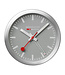 Mondaine Bureauklok - zilver - 12,5 cm - met standaard