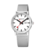 Mondaine Evo2 horloge - zilverkleurige kast - zilverkleurige mesh band - 40 mm