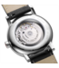 Mondaine Evo2 horloge - zilverkleurige kast - zwart leren band - 40 mm
