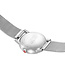 Mondaine Evo2 horloge - zilverkleurige kast - zilverkleurige mesh band - 43 mm