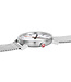 Mondaine Evo2 horloge - zilverkleurige kast - zilverkleurige mesh band - 43 mm