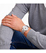 Mondaine The Original horloge - zilverkleurige kast - zilverkleurige stalen band - 41 mm